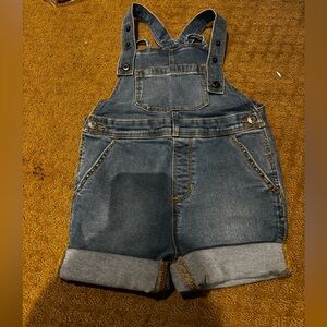 Lauren Conrad Denim Overalls Shorts